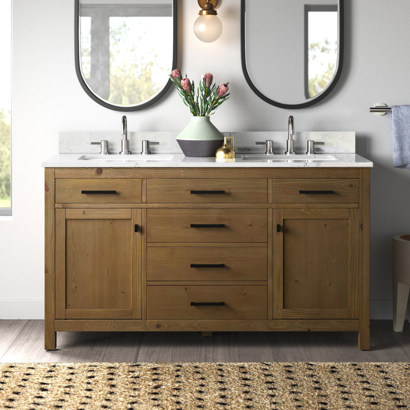 Mercury Row® Atencio 60'' Single Bathroom Vanity with Vanity Top & Reviews Wayfair Canada